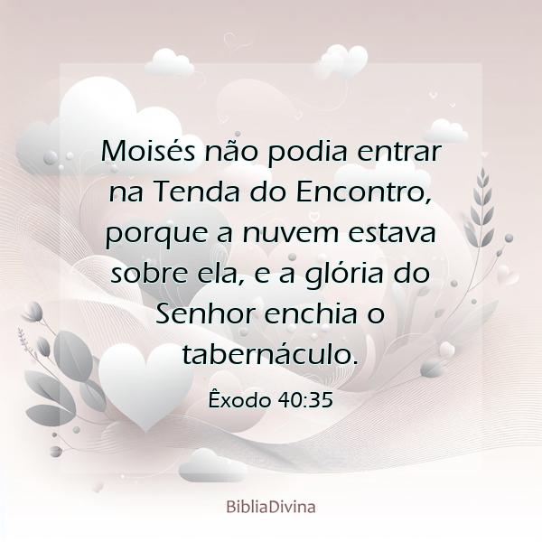 Êxodo 40:35