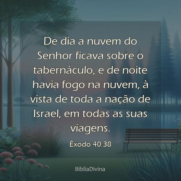 Êxodo 40:38