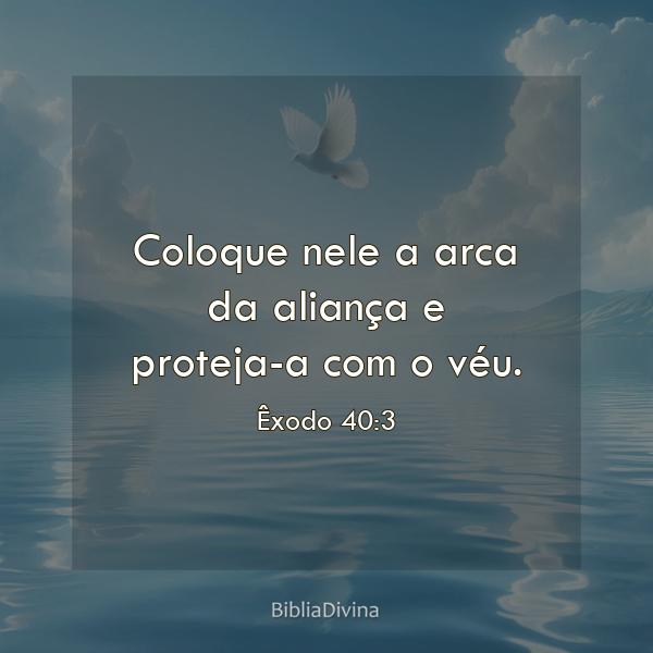 Êxodo 40:3