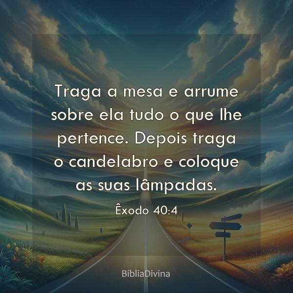 Êxodo 40:4