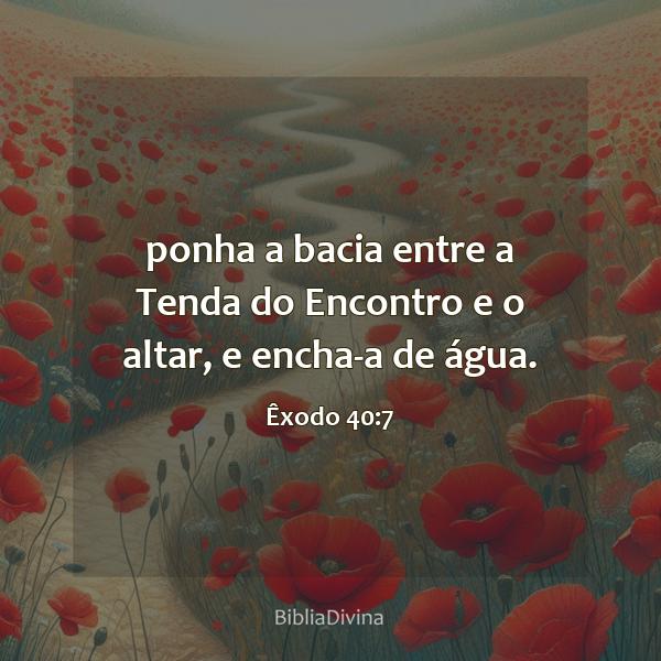 Êxodo 40:7