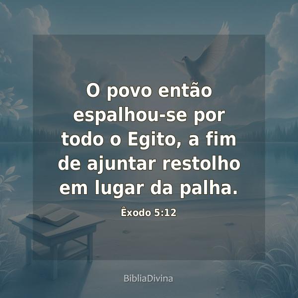 Êxodo 5:12