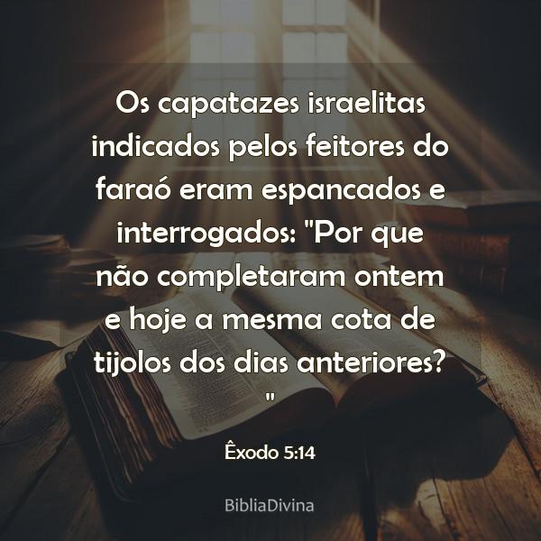 Êxodo 5:14