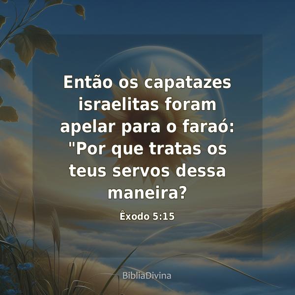 Êxodo 5:15