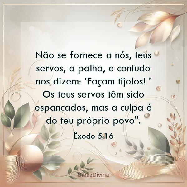 Êxodo 5:16