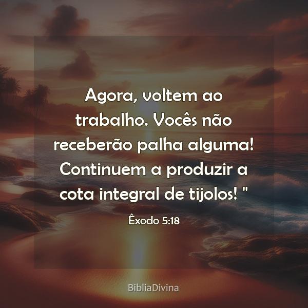 Êxodo 5:18