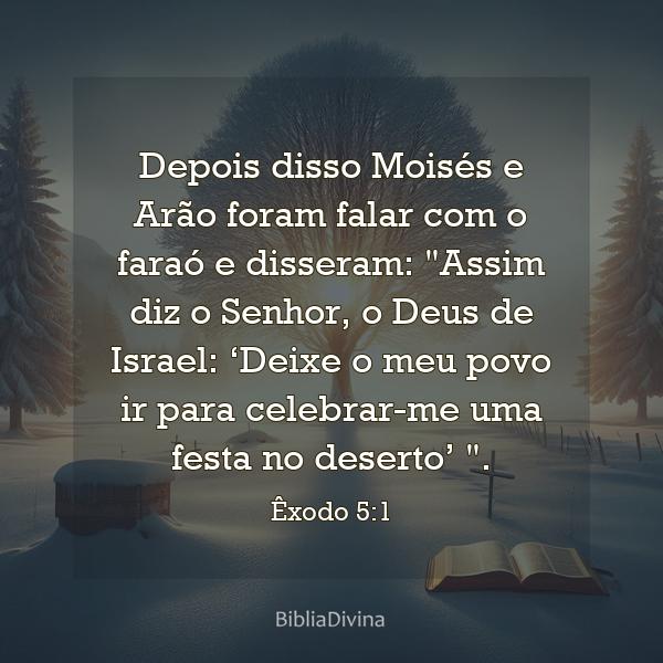 Êxodo 5:1