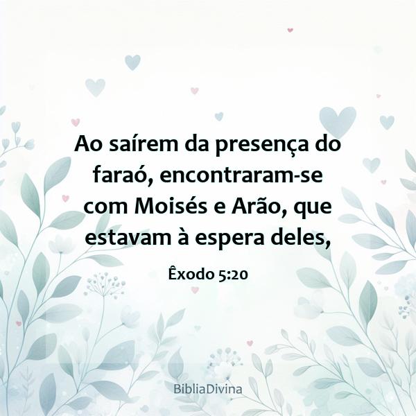 Êxodo 5:20