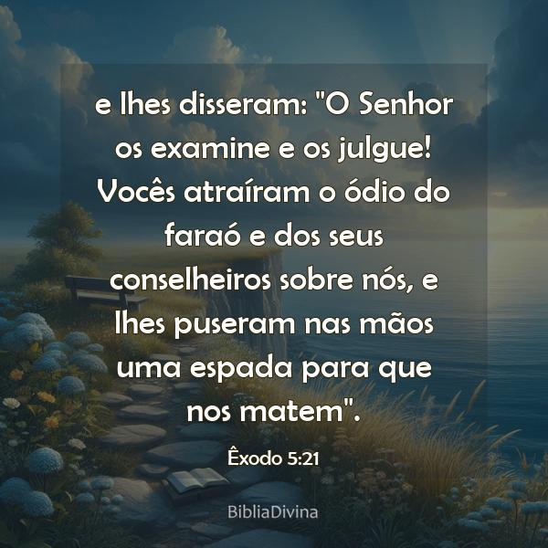 Êxodo 5:21