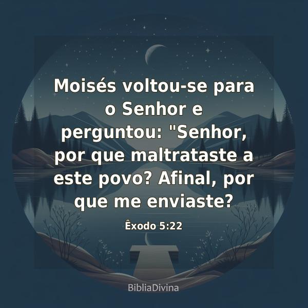 Êxodo 5:22