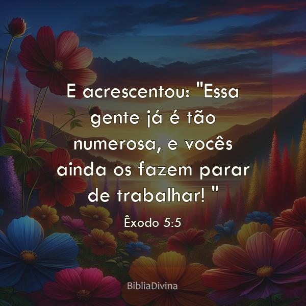 Êxodo 5:5