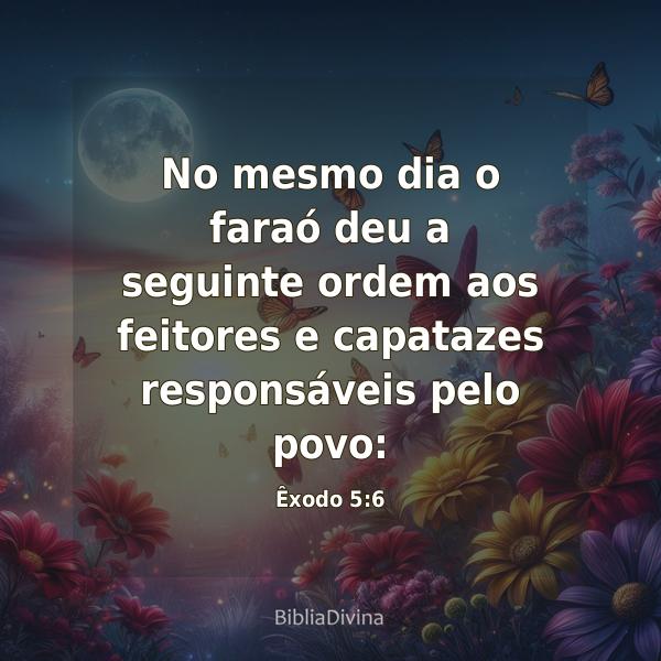 Êxodo 5:6