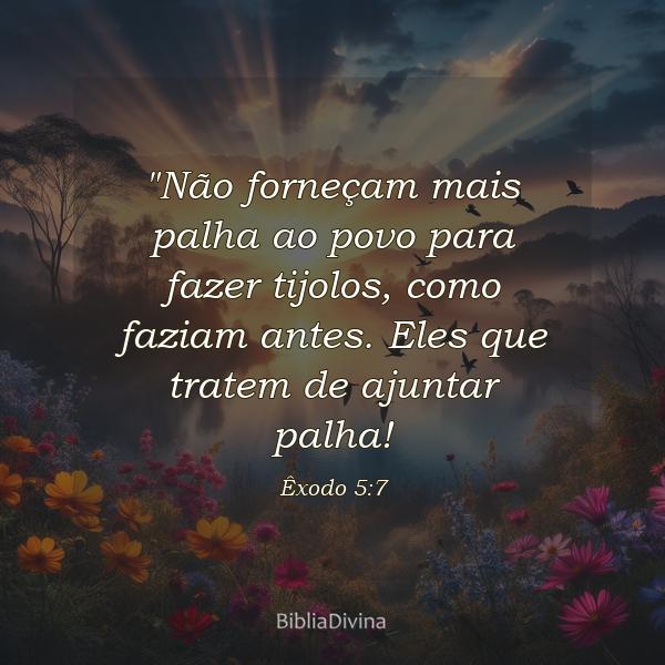 Êxodo 5:7