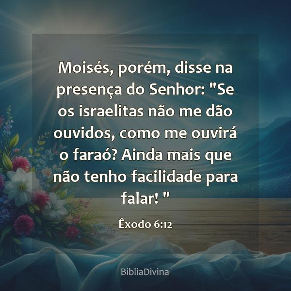 Êxodo 6:12