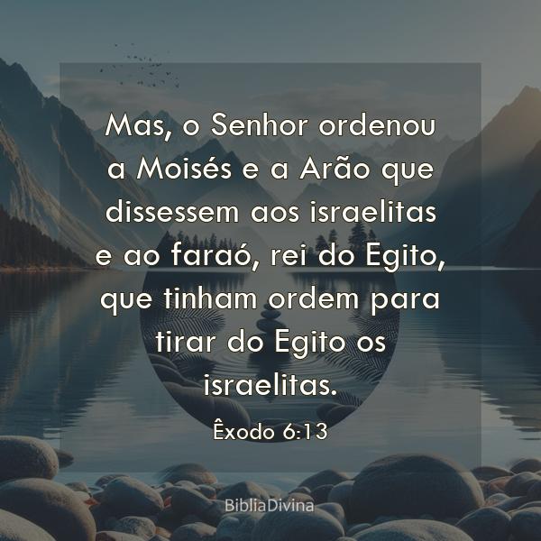 Êxodo 6:13