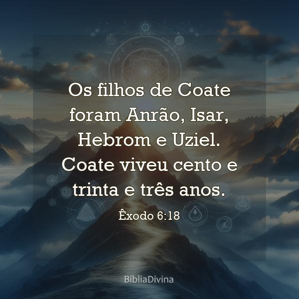 Êxodo 6:18