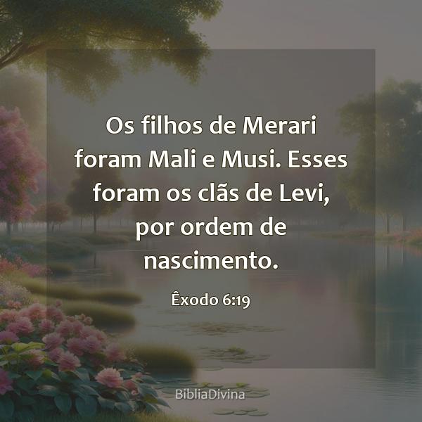 Êxodo 6:19