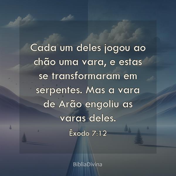 Êxodo 7:12