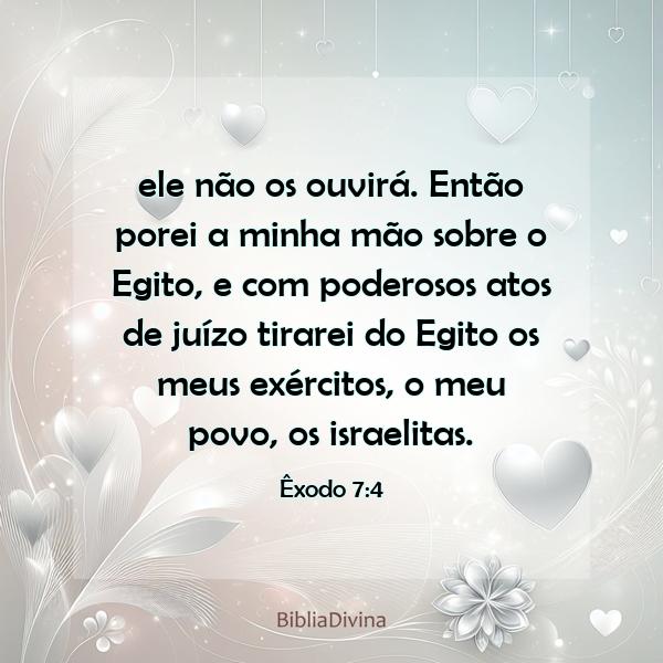 Êxodo 7:4