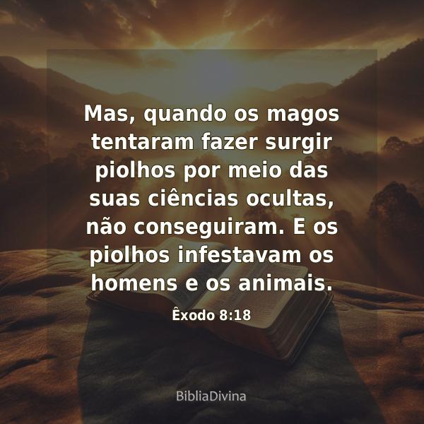 Êxodo 8:18