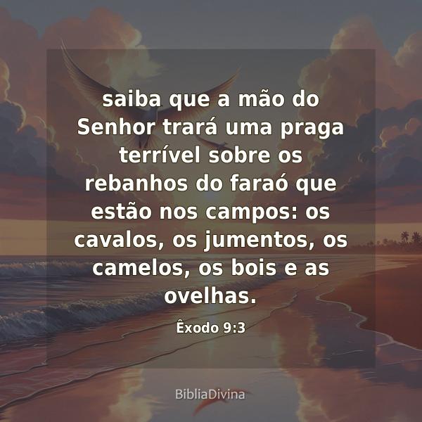 Êxodo 9:3