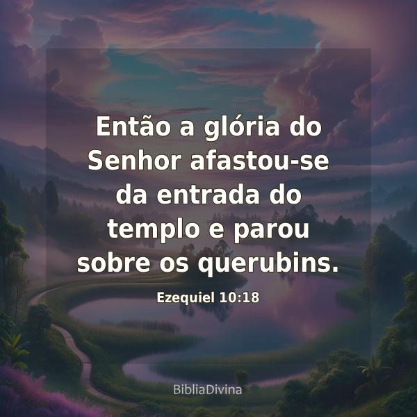 Ezequiel 10:18