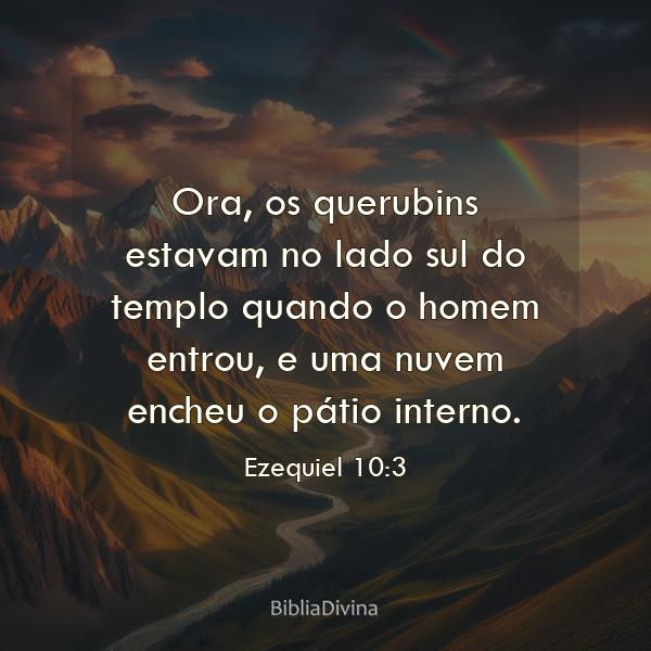 Ezequiel 10:3