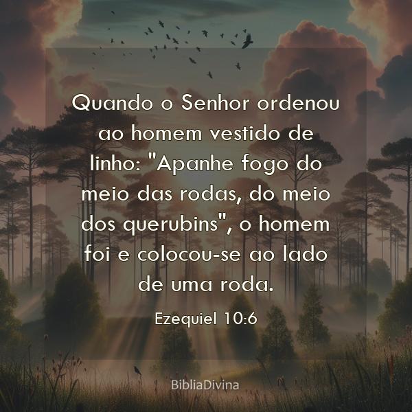 Ezequiel 10:6