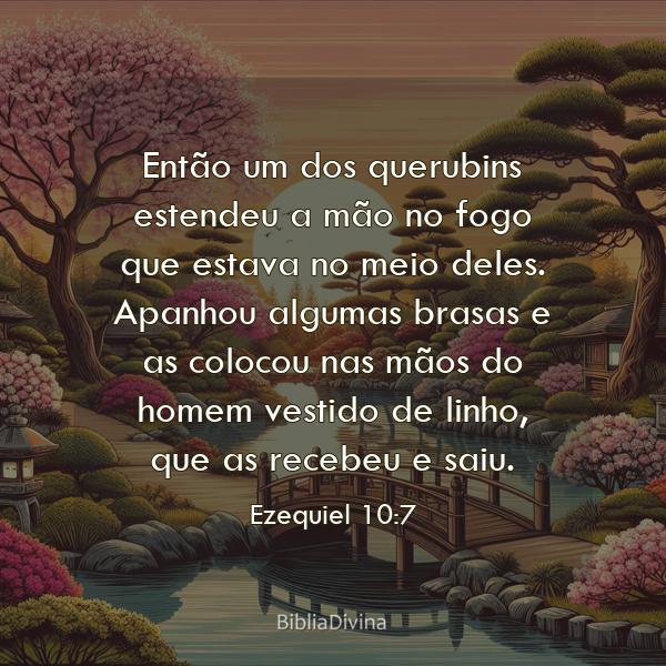 Ezequiel 10:7