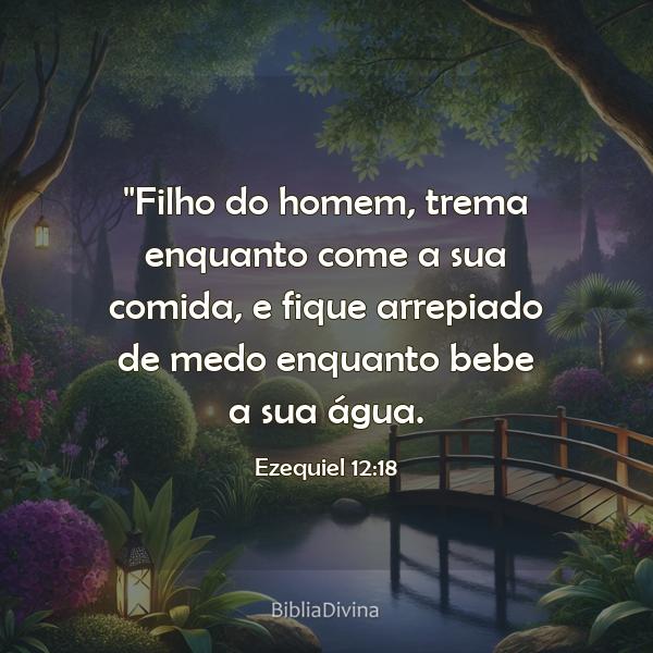 Ezequiel 12:18