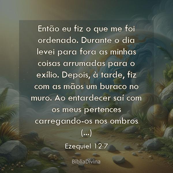 Ezequiel 12:7