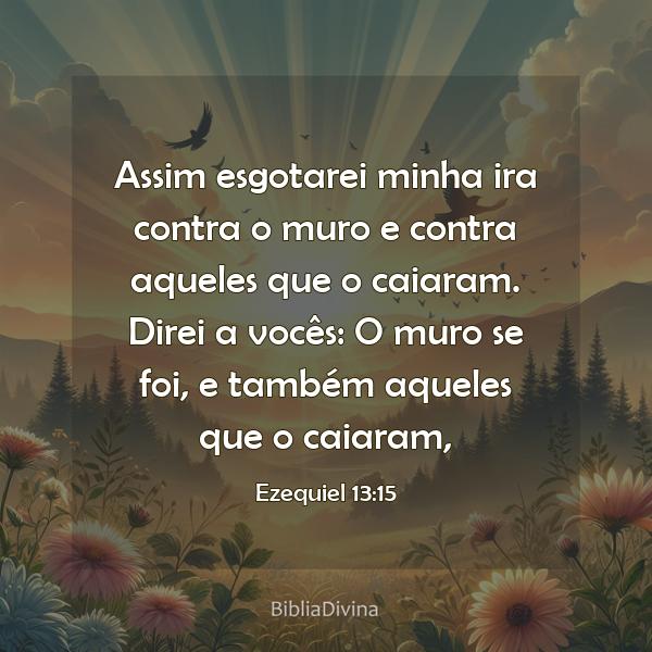 Ezequiel 13:15