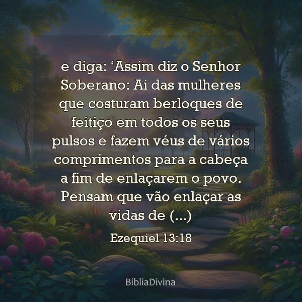 Ezequiel 13:18