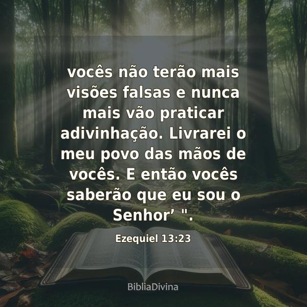 Ezequiel 13:23