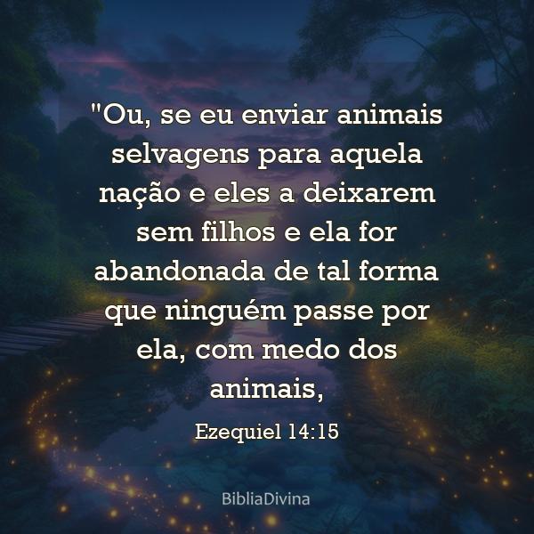 Ezequiel 14:15