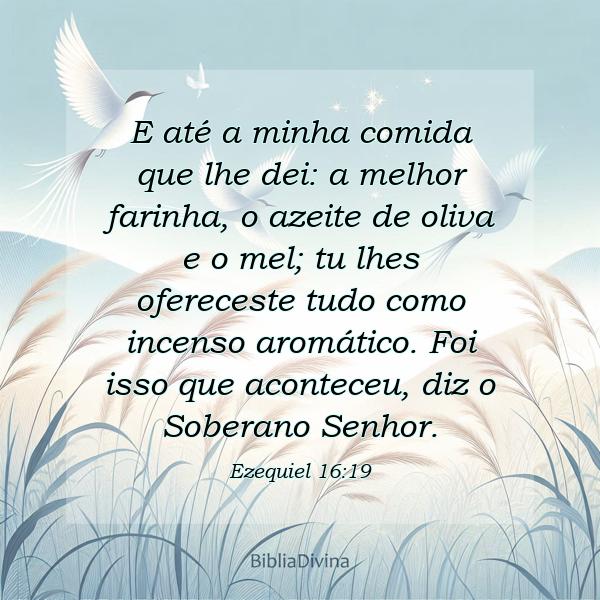 Ezequiel 16:19