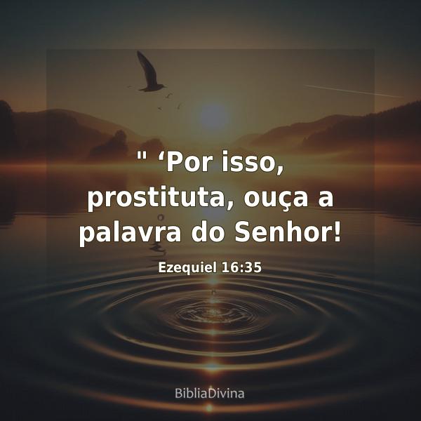 Ezequiel 16:35