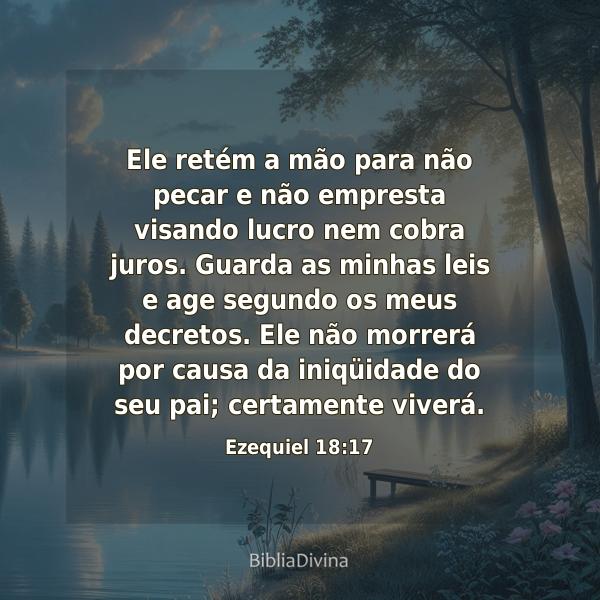 Ezequiel 18:17