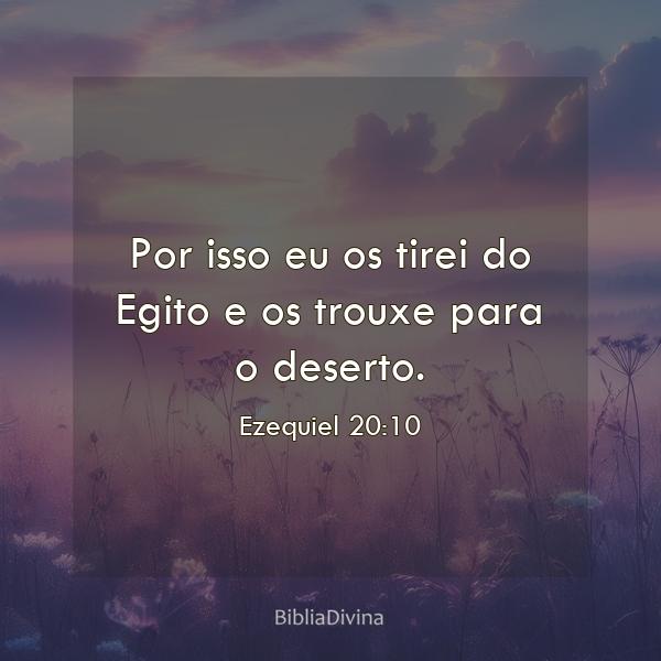 Ezequiel 20:10