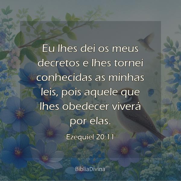 Ezequiel 20:11