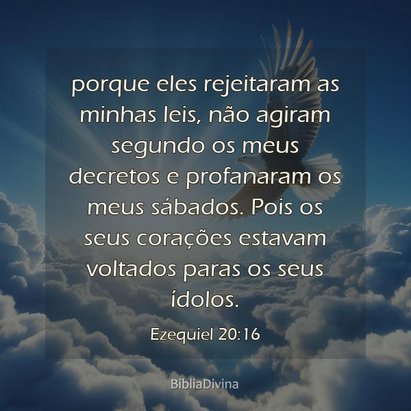 Ezequiel 20:16