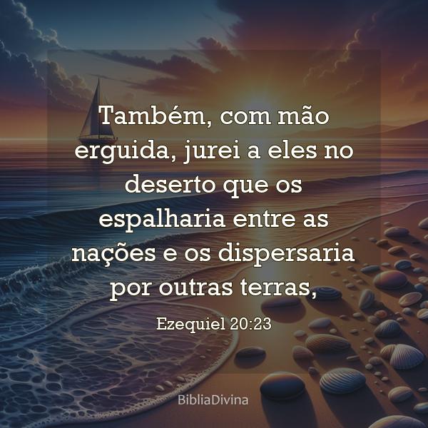 Ezequiel 20:23