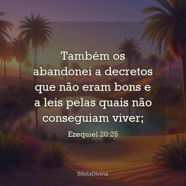 Ezequiel 20:25