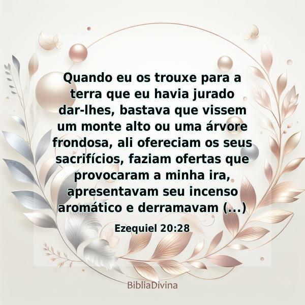 Ezequiel 20:28