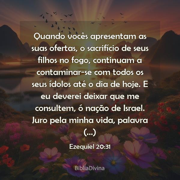 Ezequiel 20:31