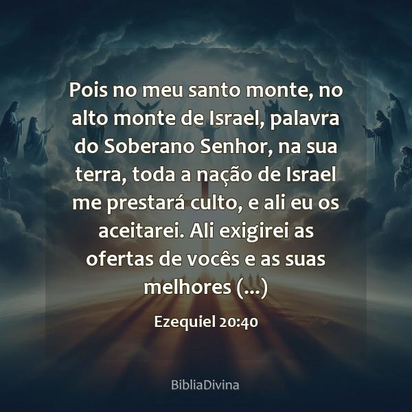 Ezequiel 20:40