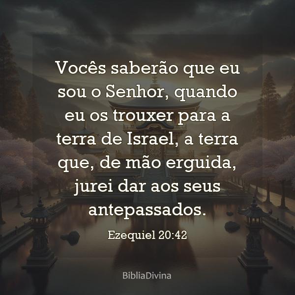 Ezequiel 20:42