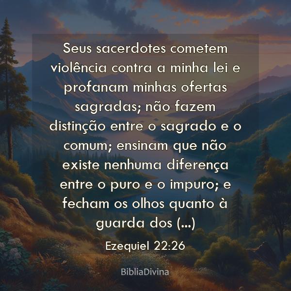 Ezequiel 22:26