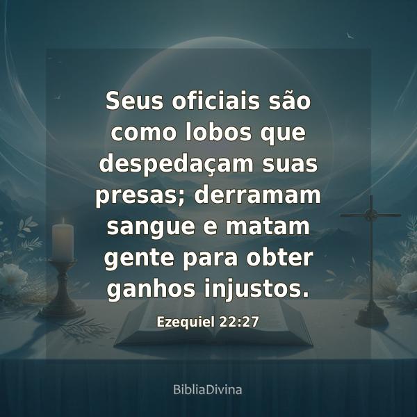 Ezequiel 22:27