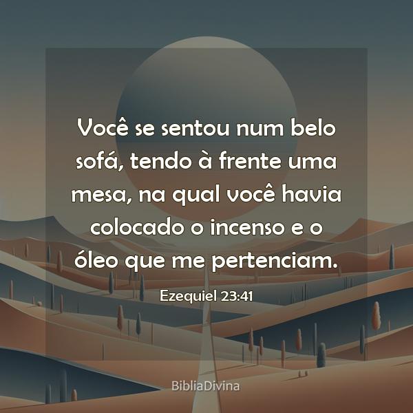 Ezequiel 23:41